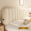 Almofada de Cabeceira de Alta Qualidade Veludo Teddy Almofada Tatami Modificada Estilo Creme Bolsa Macia de Cabeceira Almofada de Encosto Removível e Lavável