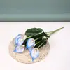 7 lírios calla artificiais, buquê de flores artificiais, adereços de fotografia, flores artificiais, lírios calla artificiais, buquê de flores artificiais com um toque de luxo