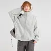 Cárdigan exterior estilo celebridad, chaqueta de primavera y otoño con estampado de estrellas de tendencia americana, estilo pareja, top para hombre, prenda exterior para mujer