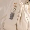 Chaveiro de Casal Fashion Urso Preto Branco / Acessórios Care Bears Adequado para Pendurar em Chaves / Calças / Celular / Bolsa