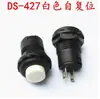Interruptor de botón redondo DS-428/427, con bloqueo, autoblocante, no autoblocante, autorretorno, disponible en rojo, verde y amarillo, 12 MM