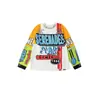 Roupas de Performance Hip-Hop para Crianças, Conjuntos de Manga Longa Hiphop para Meninos, Roupas de Performance Descoladas para Meninas, Roupas da Moda Hip-Hop para Crianças, Outono