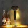 Luminária de balcão recarregável, spot, iluminação criativa para barraca, iluminação ambiente, luz noturna externa, luminária de mesa para restaurante, ferro