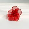 Flores de Cinta de Tela Flor de Ciruelo Flores para Zapatos Clavel Accesorios DIY Accesorios para Ropa Adornos Florales para el Cabello Pasadores Hechos a Mano