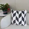 Funda de almohada de pana estilo nórdico Amazon transfronteriza, color liso, cojín cuadrado decorativo para sofá del hogar