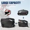 Bolsa Traseira para Capacete de Moto em Estoque, Bolsa de Viagem Grande Capacidade, Mochila de Viagem, Bolsa Impermeável para Rabo, Equipamento de Motociclista