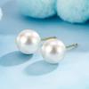 Shijia Pearl Glass Beads Brincos de Pérolas Simples Design Feminino Sense Niche Brincos Temperamento High-end Sense Ear Buckle Brincos