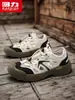 Sandalias Deportivas Warrior para Hombre 2026 Nuevos Zapatos Casuales de Verano para Senderismo Zapatos Huecos Originales Zapatos de Suela Gruesa Tipo Papá