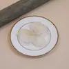 Cabeça de flor artificial Phalaenopsis headdress de flor grampo de cabelo fazendo diy feito à mão bolo mesa de sobremesa decorativa flor de seda atacado