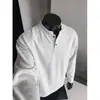 Moletom retrô de manga comprida de marca moderna ean para homens, jaqueta outonal com gola clfit e bordado com linha vermelha, Henley pesado estilo americano
