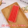 10 Piezas/Paquete Velas Rojas y Blancas Iluminación de Emergencia para el Hogar Velas para Apagones Velas Cilíndricas de Palo Largo Estándar Duraderas para Comida Occidental