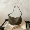 Bolsa de ombro única sob o braço, nova bolsa feminina inverno 2026, bolsa simples para o dia a dia, bolsa transversal vintage de grande capacidade