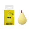 Huevo de Belleza de Mango Huevo de Maquillaje de Fruta Huevo de Esponja sin Látex Remojado en Agua Aumento Maquillaje Borla para Polvo Uso Dual Seco y Húmedo Huevo de Esponja de Fruta