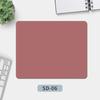 Mouse Pad Simples de Cor Pura Estilo Casual, Pad de Mesa, Mouse Pad Espesso à Prova d'Água, Fofo, Jovem, Para Meninos e Meninas