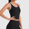 Nuevo Top de Tirantes Acanalado Estilo Transfronterizo con Almohadillas en el Pecho, Doble Tirante, Corte Ajustado, Ropa Casual, Top Deportivo de Rayas