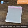 12 * 18 CM OPP saco autoadesivo 5 saco adesivo de seda atacado saco de embalagem transparente vendas diretas da fábrica 100 pcs