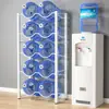 Suporte para galões, suporte especial para garrafões de água, armário de armazenamento de piso para água purificada, suporte de armazenamento de água mineral para escritório