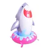 En Stock Venta Directa de Fábrica Juguete Inflable de Tiburón Temático con Chorro de Agua para Fiestas en el Césped de Niños y Juegos de Agua para Niños