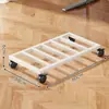 Soporte Base Móvil para Host de Computadora con Ruedas, Estante de Almacenamiento para Bandeja de Escritorio en Casa