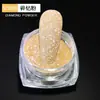 Polvo de Diamante Triturado Platino Polvo Reflectante Ultra Fino Arte de Uñas Polvo de Diamante Polvo con Brillantina Efecto Esmalte de Uñas Pigmento Paquete de Kilogramo Perlado
