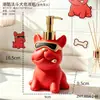 Dispensador de jabón de Bulldog Famoso en Internet, Moderno y Genial, para Baño del Hogar, Botella Creativa para Gel Antibacterial, Pieza Decorativa para Encimera de Lavabo