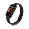 Adequado para Pulseira de Relógio Huawei Band 10, Pulseira de Aço Inoxidável Huawei Band 9, Pulseira Inteligente Esportiva de Três Contas, 8 Pulseira de Relógio