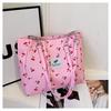 Bolso de Mujer de Moda con Estampado de Cerezas Pequeñas y Frescas 2025 Primavera Nuevo Gran Capacidad Elegante de Hombro Sobaco Tote Bolso de Mujer