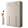 Guarda-roupa para Uso Doméstico no Quarto, Estilo Luxo Leve, Novo Modelo de Armário de Armazenamento, Montagem Fácil, Armário de Armazenamento Moderno Multifuncional para Apartamentos de Aluguel