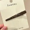 Pinza para el Cabello Estilo Coreano Retro Estampado de Leopardo para Mujer Horquilla Exquisita de Gama Alta Clip BB Dulce Dopamina Clip para Flequillo Lateral Accesorios para el Cabello