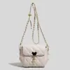 Bolsas para Mujer 2026 Estilo de Moda Bolso Cruzado Inspirado en Chanel Acolchado Versátil Bolso con Cadena Bolso de Hombro de Moda Bolso Cuadrado Pequeño