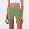 Pêssego Hip-lifting Fitness Shorts Mulheres Nu Cintura Alta Abdominal-tucking Running Calças de Três Pontos Treinamento Esportes Hip Yoga Hot Pants