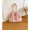 Bolsa de Ombro Único Feminina Novo Estilo Bolsa Tote de Lona Floral Feminina Grande Capacidade Bolsa de Axila Versátil para o Dia a Dia Toque de Luxo Bolsa Feminina