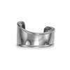 Dazan Joyería Pulido Fino Transfronterizo Europeo y Americano Acero de Titanio Galvanizado en Oro de 18K Ins Versátil Moda Callejera Brillante Pulsera Abierta Ancha