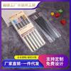 Nuevos Palillos de Aleación de Gama Alta para el Hogar, Antideslizantes, Hotel, Uso Doméstico, Antideslizantes, Palillos de Aleación con Flor de 5 Colores, Palillos Esterilizados