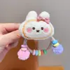 Diadema de Muñeca Divertida de Dibujos Animados para Niños Cuerda de Pelo de Felpa Otoño e Invierno para Niñas Cola de Caballo Alta No Lastima la Cuerda del Pelo Banda de Goma Accesorios para la Cabeza
