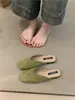 Mules Elegantes de Punta Cerrada para Mujer, Nuevo Estilo Francés, Suaves y Sencillos, Mules Versátiles sin Cierre para Verano 2025