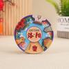 Pegatinas de madera para refrigerador de Henan Luoyang, atracciones turísticas de la ciudad de Guochao, recuerdos culturales y creativos para el turismo, refrigerador magnético blando.