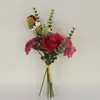Suministro Directo de Fábrica de Peonías y Hortensias Mezcladas y Combinadas, Pequeños Ramilletes Hechos a Mano, Accesorios para Fotografía, Decoración de Escritorio, Flores Artificiales al por Mayor