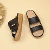 Sandalias de Playa para Uso al Aire Libre, Vacaciones y Uso Casual, Estilo Retro Francés, Impresionantes Slip-Ons de una Tira, Nuevas para Verano y Otoño 2025