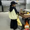 Jaqueta corta-vento acolchoada grossa de algodão nova para outono/inverno para crianças de meia-idade e mais velhas, jaqueta de estudante casual para atividades ao ar livre, à prova de vento, moderna