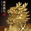 Par de Unicornios de Fuego de Cobre Grandes para Decoración Artesanal de Hogar, Tienda, Oficina y Sala de Estar
