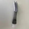 Cepillo para Salida de Aire de Coche, Cepillo Limpiador para Salida de Aire Acondicionado, Herramienta de Limpieza Interior de Coche, Cepillo para Ranuras de Coche