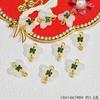 Nuevo Colgante de Abalorio de Mariposa de Jade Imitación Doble Colgante Colorido Accesorios de Joyería para Pulsera Collar DIY Hecho a Mano Pendientes con Borla