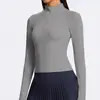 Novo conjunto de saia curta esportiva casual transfronteiriça de manga longa com sensação de pele para corrida, fitness, golfe, tênis ao ar livre