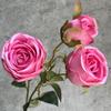 Ornamentos para Quarto de Casamento Flores de Simulação Vermelho Festivo Arranjo de Casamento Avançado Arranjo Floral de Casamento Balde de Abraço Flores Artificiais Floricultura de Simulação