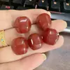 Ágata Negra y Roja Natural Brasileña Cuentas Sueltas Materiales para Accesorios Tejidos a Mano DIY Accesorios Joyería Listos para la Venta