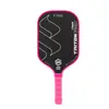 Fabricante de Origem Transfronteiriça Raquete de Pickleball T700 Fibra de Carbono Texturizada Fosca Prensada a Frio Raquete de Pickleball
