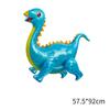4D Dinossauro Filme de Alumínio Balão Costura Montagem Simulação Cartoon Toy Balloon Jurassic World Theme Layout Decorativo