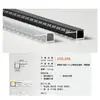 Canal de Luz Lineal LED Carcasa Luz Lineal para Gabinete Empotrado Canal de Luz Lineal Tira de Luz Decorativa de Aleación de Aluminio Fabricante de Canal de Aluminio