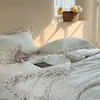 Colcha acolchada de algodón estilo francés CELING con ribete de encaje bordado, juego de tres piezas, mismo estilo para cama matrimonial, colcha de primavera y otoño
